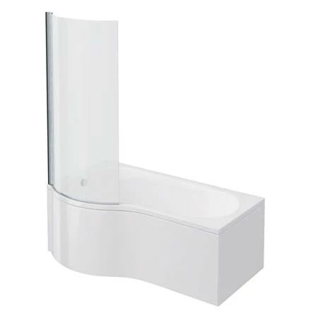 Cruze Bathrooms Cruze P Shaped Shower Bath - 1500mm With Screen & Panel 4 Cruze Bathrooms Cruze P Shaped Shower Bath - 1500mm With Screen & Panel - Image 2