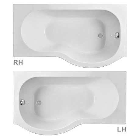 Cruze Bathrooms Cruze P Shaped Shower Bath - 1500mm With Screen & Panel 5 Cruze Bathrooms Cruze P Shaped Shower Bath - 1500mm With Screen & Panel - Image 3
