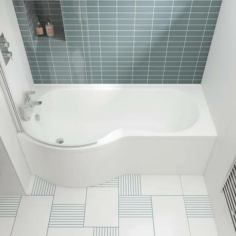 Cruze Bathrooms Cruze P Shaped Shower Bath - 1500mm With Screen & Panel 6 Cruze Bathrooms Cruze P Shaped Shower Bath - 1500mm With Screen & Panel - Image 4