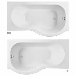 Cruze Bathrooms Cruze Shower Bath Enclosure - 1700mm P-Shaped Inc. Screen + Panel 9 Cruze Bathrooms Cruze Shower Bath Enclosure - 1700mm P-Shaped Inc. Screen + Panel -Cruze Bathrooms Shop 17CESB ND1 460