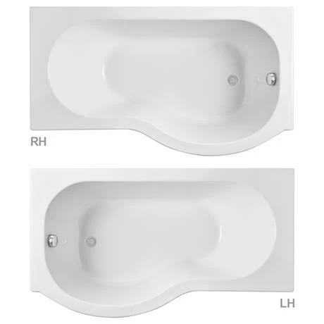 Cruze Bathrooms Cruze P Shaped Shower Bath - 1700mm With Screen + Panel 5 Cruze Bathrooms Cruze P Shaped Shower Bath - 1700mm With Screen + Panel - Image 4