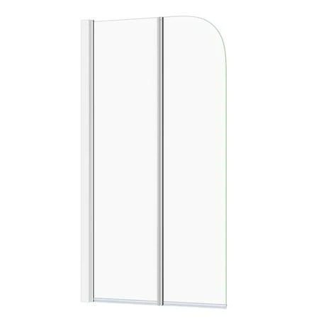 Cruze Bathrooms Cruze 800 X 1400 Chrome 6mm Bi-Fold Hinged Bath Screen 4 Cruze Bathrooms Cruze 800 X 1400 Chrome 6mm Bi-Fold Hinged Bath Screen - Image 2