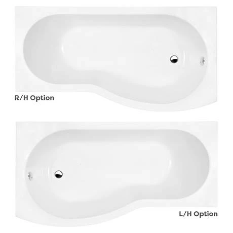 Cruze Bathrooms Cruze B Shaped Shower Bath - 1700mm With Screen & Panel 4 Cruze Bathrooms Cruze B Shaped Shower Bath - 1700mm With Screen & Panel - Image 2