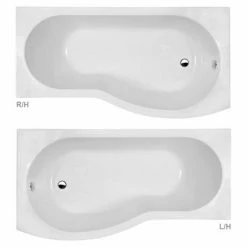 Cruze Bathrooms Cruze Shower Bath + Exposed Shower Pack (1700 B Shaped With Screen + Panel) 10 Cruze Bathrooms Cruze Shower Bath + Exposed Shower Pack (1700 B Shaped With Screen + Panel) -Cruze Bathrooms Shop B17BPK1 D3 460
