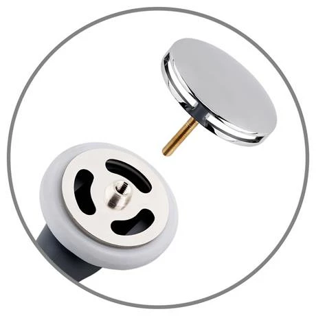 Cruze Bathrooms Cruze Click Clack Bath Waste With Overflow Chrome 4 Cruze Bathrooms Cruze Click Clack Bath Waste With Overflow Chrome - Image 2