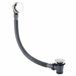 Cruze Bathrooms Cruze Click Clack Bath Waste With Overflow Chrome