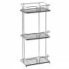 Cruze Bathrooms Cruze Chrome 3-Tier Freestanding Shower Caddy 2 Cruze Bathrooms Cruze Chrome 3-Tier Freestanding Shower Caddy -Cruze Bathrooms Shop C3TFSSCC P