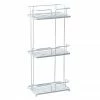 Cruze Bathrooms Cruze White 3-Tier Freestanding Shower Caddy 1 Cruze Bathrooms Cruze White 3-Tier Freestanding Shower Caddy -Cruze Bathrooms Shop C3TFSSCW P