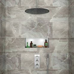 Cruze Bathrooms Cruze Shower Package (inc. 400mm Ceiling Mounted Head + Wall Mounted Handset) 13 Cruze Bathrooms Cruze Shower Package (inc. 400mm Ceiling Mounted Head + Wall Mounted Handset) -Cruze Bathrooms Shop CCSP01 d5 460