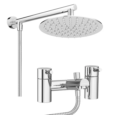 Cruze Bathrooms Cruze Bath Taps With Shower Inc Overhead Rainfall Shower Head 3 Cruze Bathrooms Cruze Bath Taps With Shower Inc Overhead Rainfall Shower Head