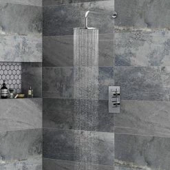 Cruze Bathrooms Cruze Twin Round Concealed Shower Valve - Chrome 12 Cruze Bathrooms Cruze Twin Round Concealed Shower Valve - Chrome -Cruze Bathrooms Shop CRSVC01 d4 460