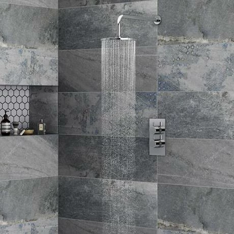 Cruze Bathrooms Cruze Twin Round Concealed Shower Valve - Chrome 6 Cruze Bathrooms Cruze Twin Round Concealed Shower Valve - Chrome - Image 4