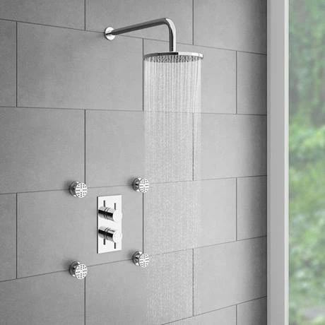 Cruze Bathrooms Cruze Twin Round Concealed Shower Valve With Diverter - Chrome 4 Cruze Bathrooms Cruze Twin Round Concealed Shower Valve With Diverter - Chrome - Image 2