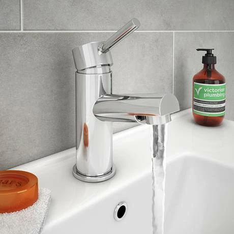 Cruze Bathrooms Cruze Contemporary Mono Basin Mixer Tap Chrome 3 Cruze Bathrooms Cruze Contemporary Mono Basin Mixer Tap Chrome - Image 2