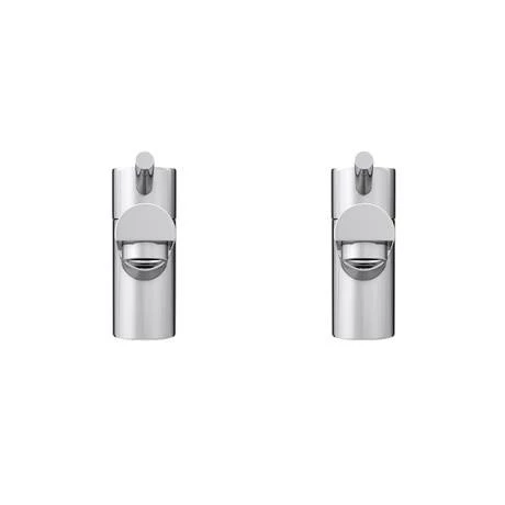 Cruze Bathrooms Cruze Contemporary Basin Pillar Taps - Chrome 4 Cruze Bathrooms Cruze Contemporary Basin Pillar Taps - Chrome - Image 2