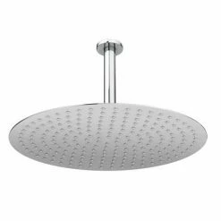 Cruze Bathrooms Cruze Large 400mm Thin Round Shower Head + Ceiling Mounted Arm 7 Cruze Bathrooms Cruze Large 400mm Thin Round Shower Head + Ceiling Mounted Arm -Cruze Bathrooms Shop CRZ 400 CM n d1 460