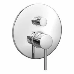 Cruze Bathrooms Cruze Modern Concealed Manual Shower Valve With Diverter - Chrome