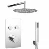Cruze Bathrooms Cruze Round Push-Button Shower Valve Pack With Handset + Rainfall Shower Head 1 Cruze Bathrooms Cruze Round Push-Button Shower Valve Pack With Handset + Rainfall Shower Head -Cruze Bathrooms Shop CRZ PB PK2 prod