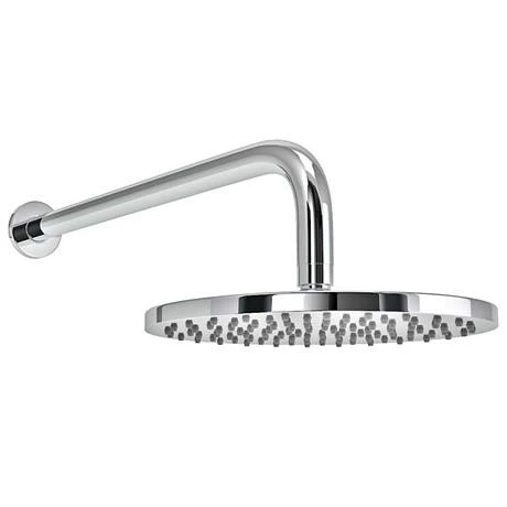 Cruze Bathrooms Cruze 200mm Fixed Round Shower Head + Wall Mounted Arm 4 Cruze Bathrooms Cruze 200mm Fixed Round Shower Head + Wall Mounted Arm - Image 2
