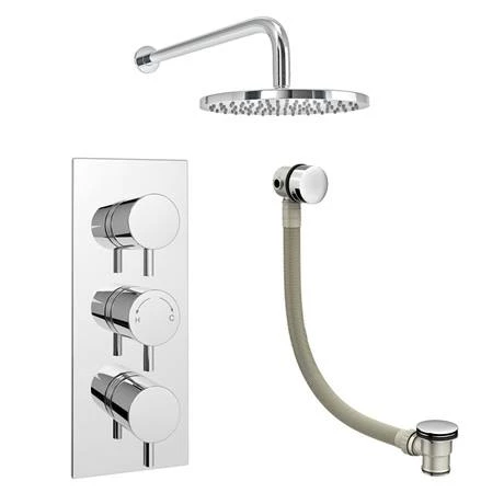 Cruze Bathrooms Cruze 2 Outlet Shower System (Fixed Shower Head + Overflow Bath Filler) 9 Cruze Bathrooms Cruze 2 Outlet Shower System (Fixed Shower Head + Overflow Bath Filler) - Image 7