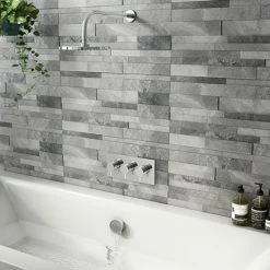 Cruze Bathrooms Cruze 2 Outlet Shower System (Fixed Shower Head + Overflow Bath Filler)