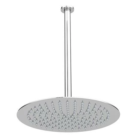 Cruze Bathrooms Cruze Ultra Thin Round Shower Head With Vertical Arm - 300mm 5 Cruze Bathrooms Cruze Ultra Thin Round Shower Head With Vertical Arm - 300mm - Image 3