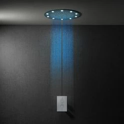 Cruze Bathrooms Cruze 400mm LED Round Shower Package With Concealed Valve