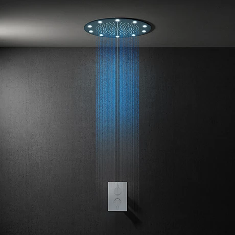 Cruze Bathrooms Cruze 400mm LED Round Shower Package With Concealed Valve 3 Cruze Bathrooms Cruze 400mm LED Round Shower Package With Concealed Valve