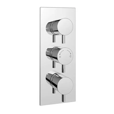 Cruze Bathrooms Cruze 400mm LED Round Shower Package With Concealed Valve + Handset 7 Cruze Bathrooms Cruze 400mm LED Round Shower Package With Concealed Valve + Handset - Image 5