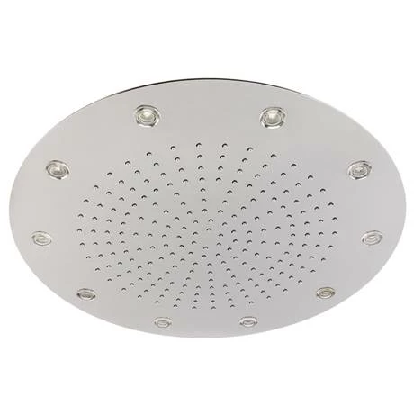 Cruze Bathrooms Cruze 400mm LED Illuminated Fixed Ceiling Mounted Round Shower Head 5 Cruze Bathrooms Cruze 400mm LED Illuminated Fixed Ceiling Mounted Round Shower Head - Image 3