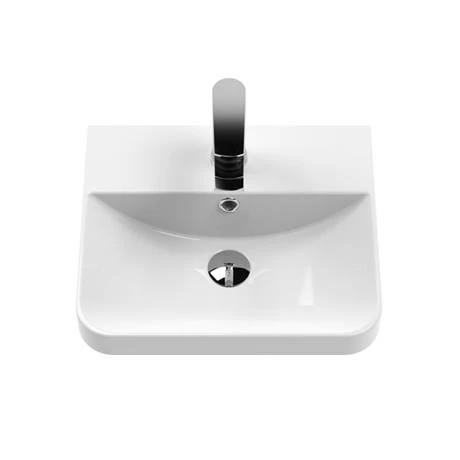 Cruze Bathrooms Cruze 400mm Curved Gloss Grey Vanity Unit 4 Cruze Bathrooms Cruze 400mm Curved Gloss Grey Vanity Unit - Image 2