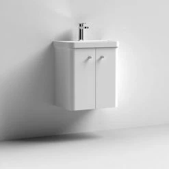 Cruze Bathrooms Cruze 500mm Curved Gloss White Wall Hung Vanity Unit 11 Cruze Bathrooms Cruze 500mm Curved Gloss White Wall Hung Vanity Unit -Cruze Bathrooms Shop CRZ5WHVW d4 460