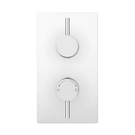 Cruze Bathrooms Cruze Twin Shower Valve Inc. Outlet Elbow, Handset & Ultra Thin Head With Vertical Arm 8 Cruze Bathrooms Cruze Twin Shower Valve Inc. Outlet Elbow, Handset & Ultra Thin Head With Vertical Arm - Image 6