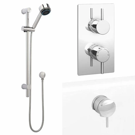 Cruze Bathrooms Cruze Shower Package Inc. Valve, Slider + Overflow Filler 3 Cruze Bathrooms Cruze Shower Package Inc. Valve, Slider + Overflow Filler