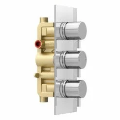 Cruze Bathrooms Cruze Triple Concealed Shower Valve With Fixed Shower Head + 4 Body Jets 15 Cruze Bathrooms Cruze Triple Concealed Shower Valve With Fixed Shower Head + 4 Body Jets -Cruze Bathrooms Shop CRZPK N D1 460