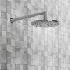 Cruze Bathrooms Cruze Round Shower Head With Wall Mounted 90 Degree Bend Arm - 200mm 1 Cruze Bathrooms Cruze Round Shower Head With Wall Mounted 90 Degree Bend Arm - 200mm -Cruze Bathrooms Shop CRZRD20ARM n p