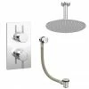 Cruze Bathrooms Cruze Modern Shower Package (Fixed Shower Head + Overflow Bath Filler) 1 Cruze Bathrooms Cruze Modern Shower Package (Fixed Shower Head + Overflow Bath Filler) -Cruze Bathrooms Shop CRZSP PK p