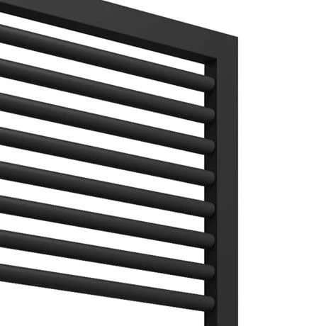 Cruze Bathrooms Cruze Designer Heated Towel Rail - Matt Black (1813 X 500mm) 4 Cruze Bathrooms Cruze Designer Heated Towel Rail - Matt Black (1813 X 500mm) - Image 2