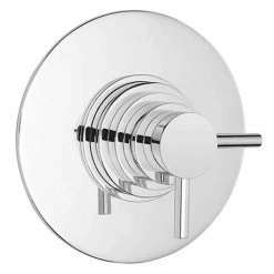 Cruze Bathrooms Cruze Modern Round Concealed Dual Thermostatic Shower Valve
