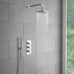Cruze Bathrooms Cruze Triple Round Concealed Thermostatic Shower Valve - Chrome 12 Cruze Bathrooms Cruze Triple Round Concealed Thermostatic Shower Valve - Chrome -Cruze Bathrooms Shop CVT002 n d5 460