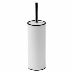 Cruze Bathrooms Cruze White Toilet Brush & Holder