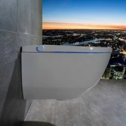 Cruze Bathrooms Cruze Wall Hung Smart Toilet With Bidet Wash Function, Heated Seat + Dryer 15 Cruze Bathrooms Cruze Wall Hung Smart Toilet With Bidet Wash Function, Heated Seat + Dryer -Cruze Bathrooms Shop CZ881WH d6 460