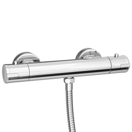 Cruze Bathrooms Cruze Chrome Round Bar Shower Valve Inc. Slide Rail Kit With Pencil Handset 4 Cruze Bathrooms Cruze Chrome Round Bar Shower Valve Inc. Slide Rail Kit With Pencil Handset - Image 2