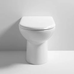 Cruze Bathrooms Cruze Comfort Height Back To Wall Toilet Pan + Soft Close Seat