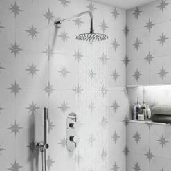 Cruze Bathrooms Cruze Chrome Round Twin Concealed Shower Valve W. Diverter + Oval Backplate 7 Cruze Bathrooms Cruze Chrome Round Twin Concealed Shower Valve W. Diverter + Oval Backplate -Cruze Bathrooms Shop CZCHSVDR d2 460