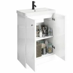 Cruze Bathrooms Cruze B-Shaped Shower Bath Suite - 1700mm With White Vanity Unit And Toilet 14 Cruze Bathrooms Cruze B-Shaped Shower Bath Suite - 1700mm With White Vanity Unit And Toilet -Cruze Bathrooms Shop CZSBS17 d5 460
