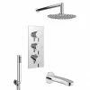 Cruze Bathrooms Cruze Shower Package (Rainfall Head, Handset + Bath Spout) 2 Cruze Bathrooms Cruze Shower Package (Rainfall Head, Handset + Bath Spout) -Cruze Bathrooms Shop CZSPWM p
