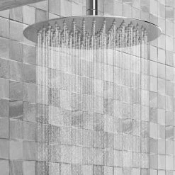 Cruze Bathrooms Cruze Round Wall Mounted Thermostatic Shower Valve With Handset + 300mm Fixed Shower Head 10 Cruze Bathrooms Cruze Round Wall Mounted Thermostatic Shower Valve With Handset + 300mm Fixed Shower Head -Cruze Bathrooms Shop CZSVHPK3 d3 460