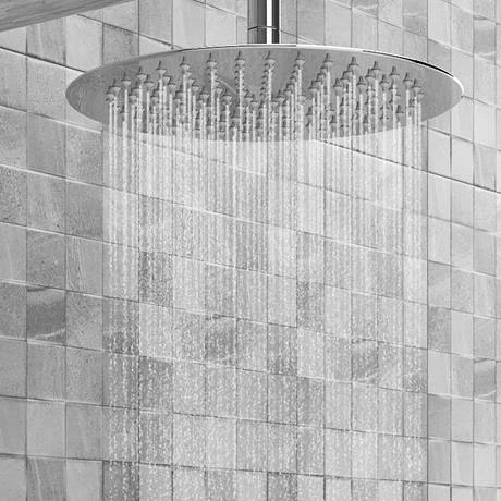 Cruze Bathrooms Cruze Round Wall Mounted Thermostatic Shower Valve With Handset + 300mm Fixed Shower Head 6 Cruze Bathrooms Cruze Round Wall Mounted Thermostatic Shower Valve With Handset + 300mm Fixed Shower Head - Image 4