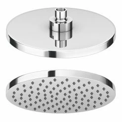 Cruze Bathrooms Cruze 200mm Round Shower Head + Swivel Joint